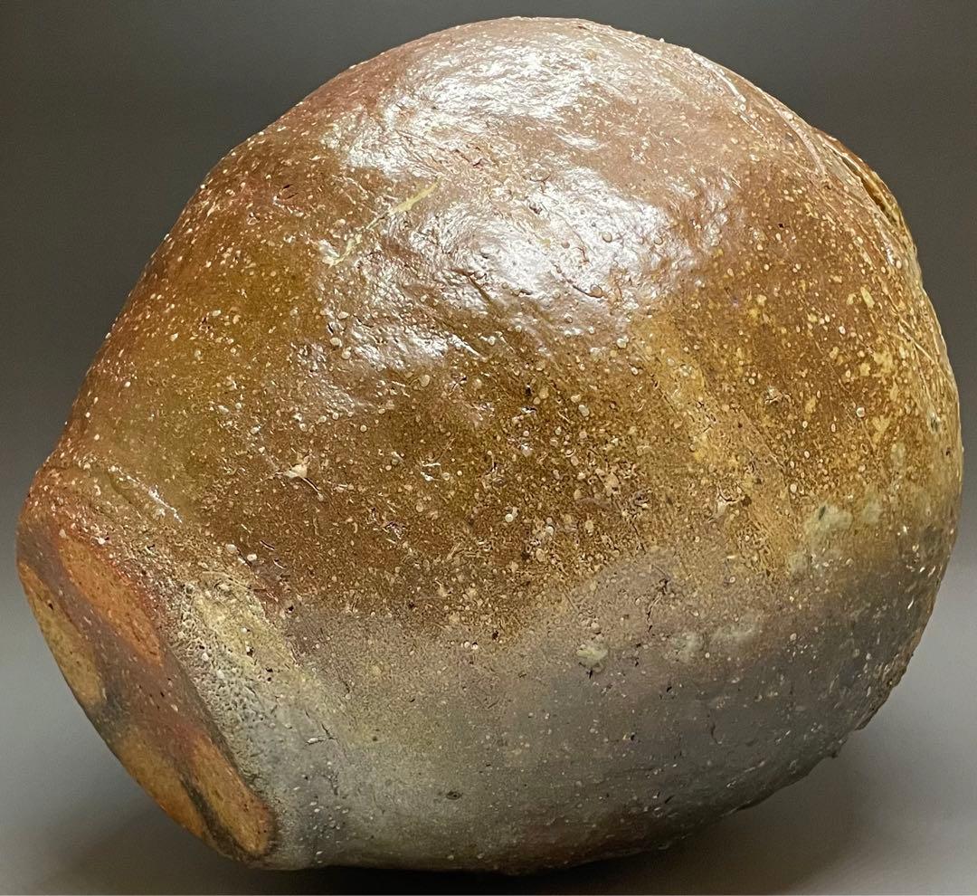 信楽焼　桧垣文壷　在銘　31cm 　　　n698