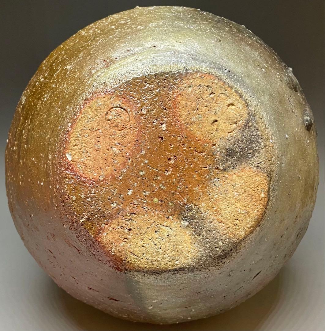 信楽焼　桧垣文壷　在銘　31cm 　　　n698