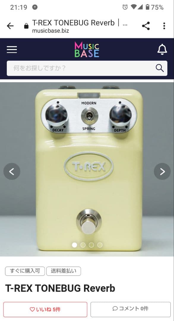 T-REXリバーブ　DEADENDのYOUさん所有機