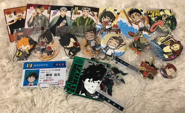 個売り ハイキュー！！ 僕のヒーローアカデミア グッズ