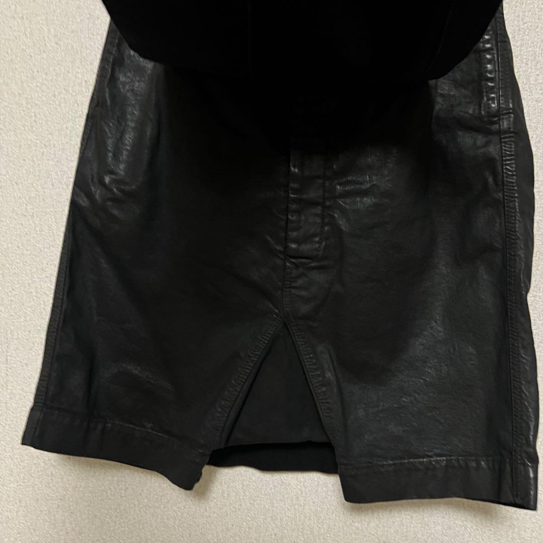 17SS リックオウエンス　ダークシャドウ　BLACK WAX サイズXS