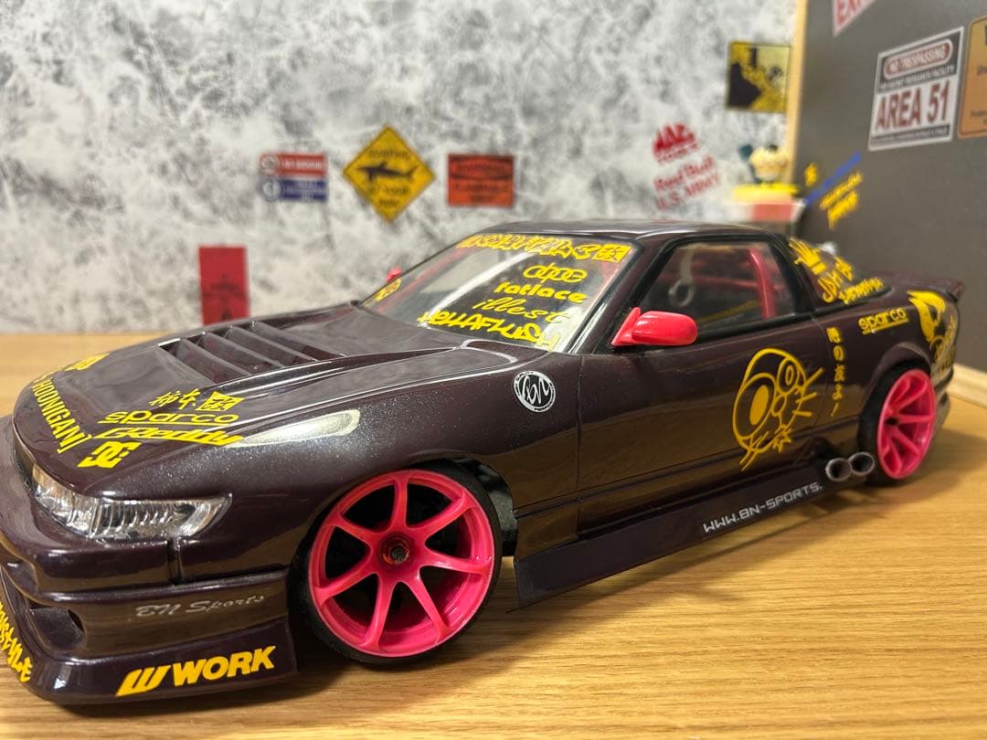 パンドラ180SX シルエイティ　ラジコンボディ