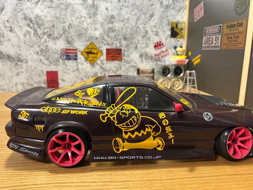 パンドラ180SX シルエイティ　ラジコンボディ