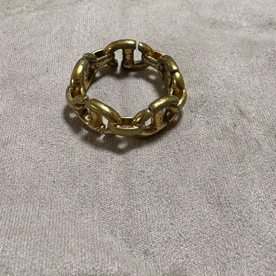 Dior CD NAVY リング ゴールド　箱付き