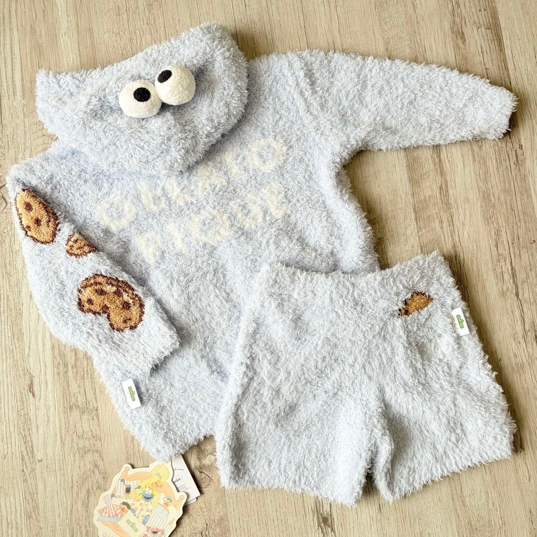 【新品】ジェラピケ♡クッキーモンスター♡上下セット♡
