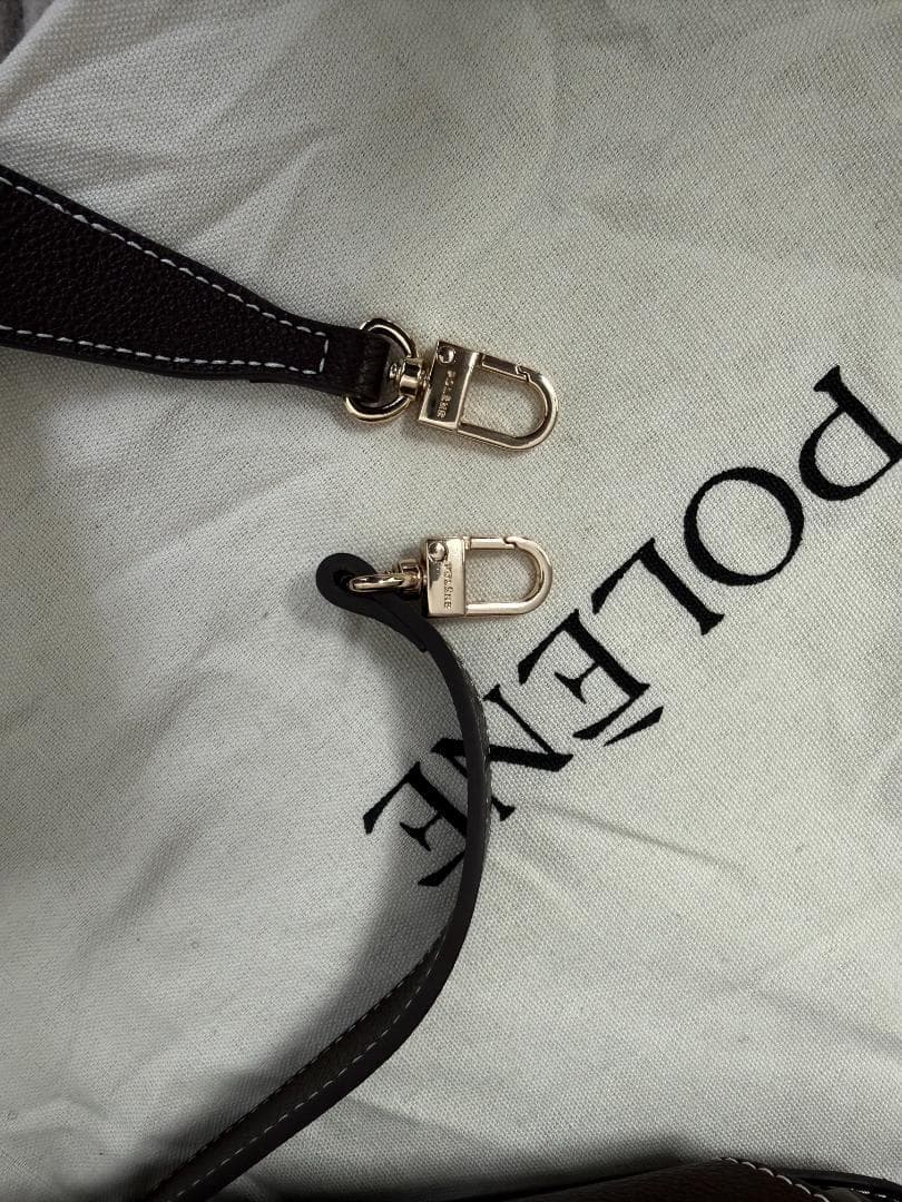 POLÈNE Mokki Mini エボニー 2WAY バッグ