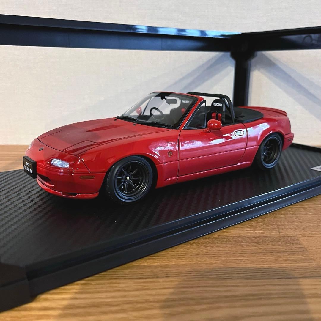 【ミニカー 美品】イグニッションモデル 1/18 マツダ ユーノス ロードスター