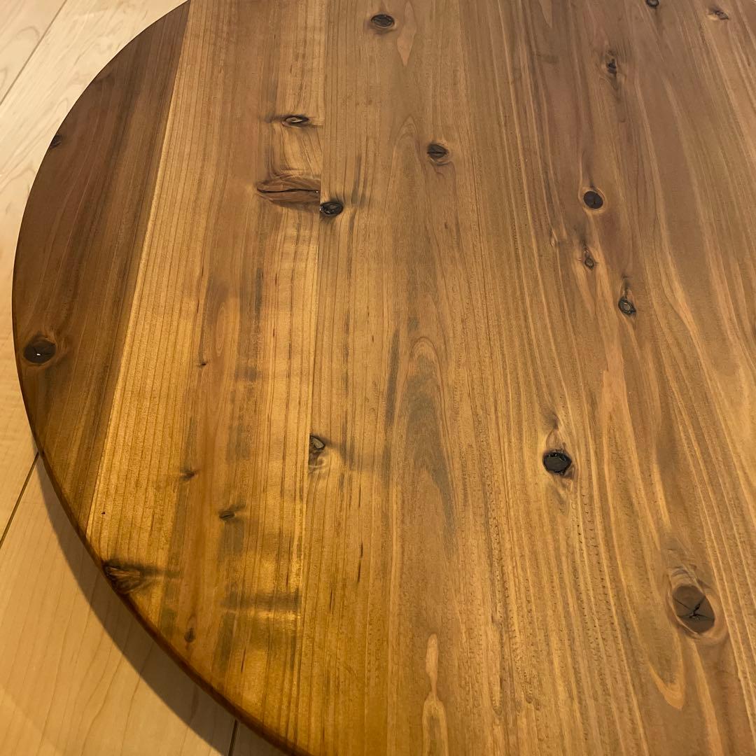 円卓　折りたたみテーブル　ちゃぶ台　アウトドアテーブル　ローテーブル　丸テーブル