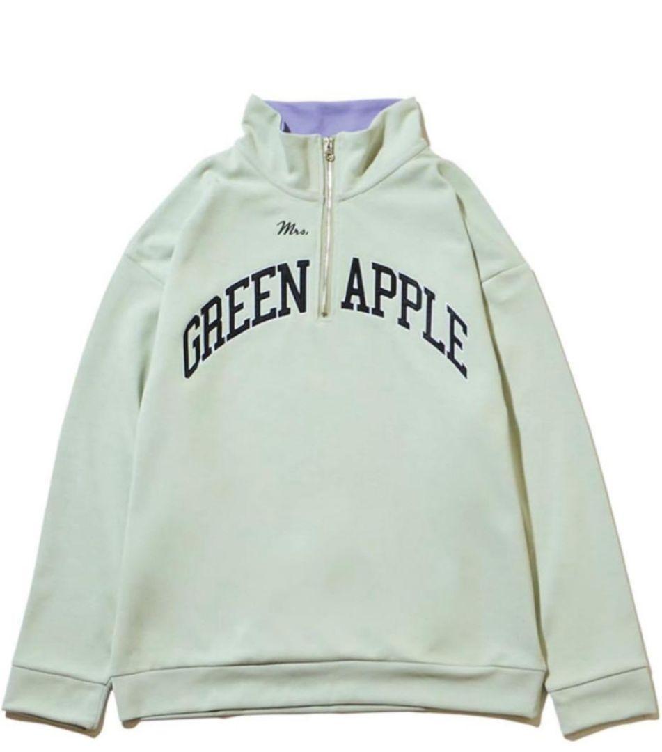 Mrs. GREEN APPLE スプリンググッズ ハーフジップ スウェットXL