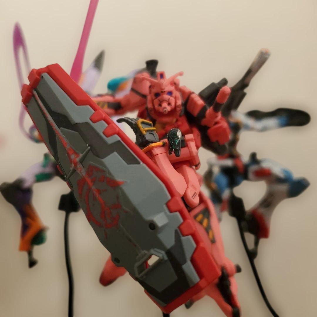 HG ガンプラ ジークアクス　ジフレド　赤いガンダム セット　プレミアムマット