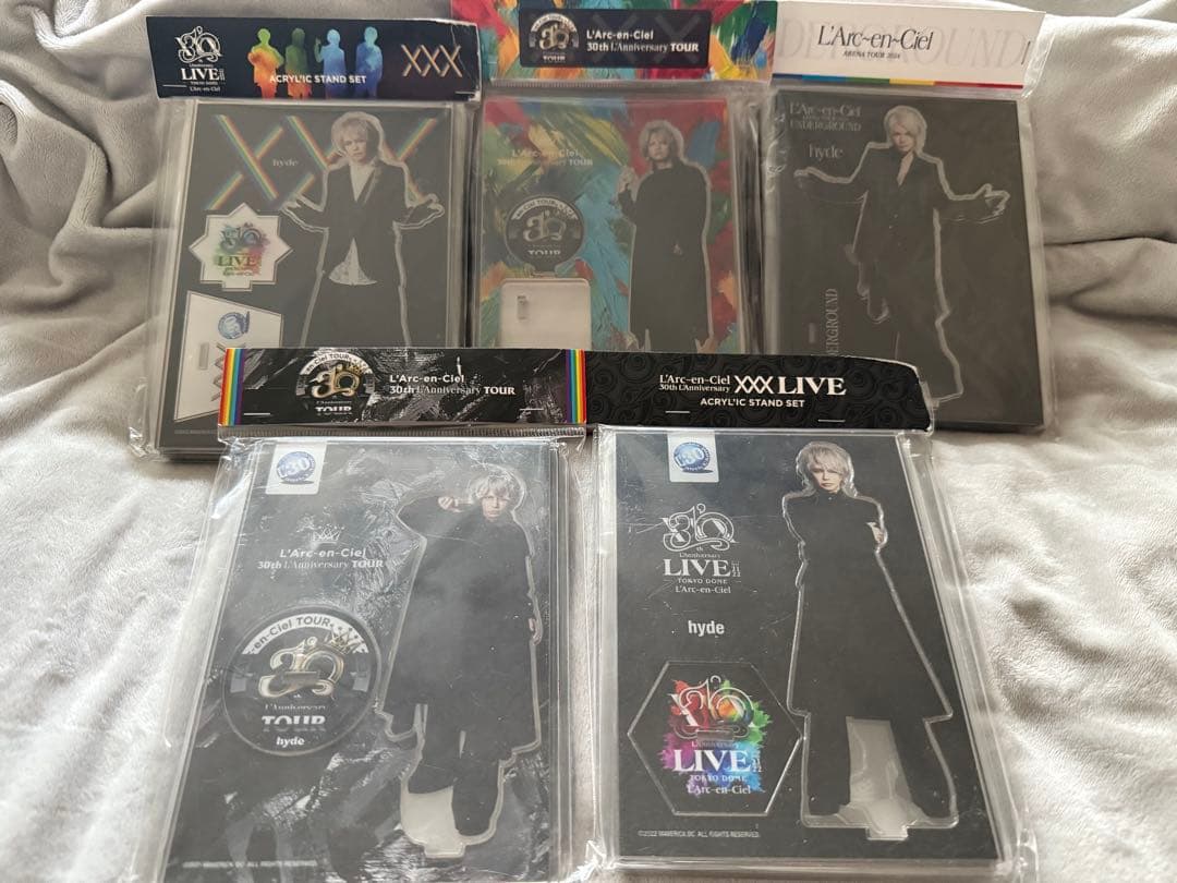 L'Arc-en-Ciel LIVE アクリルスタンド 5点セット