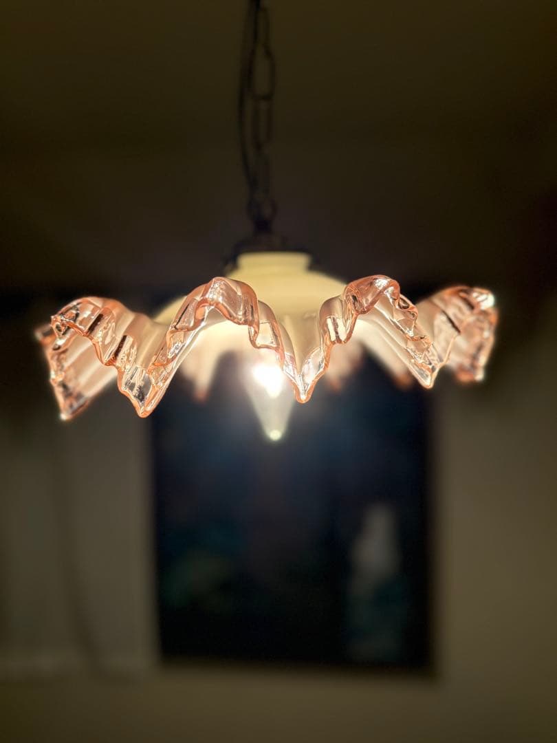 ぴすか フランス製 アンティークランプシェード