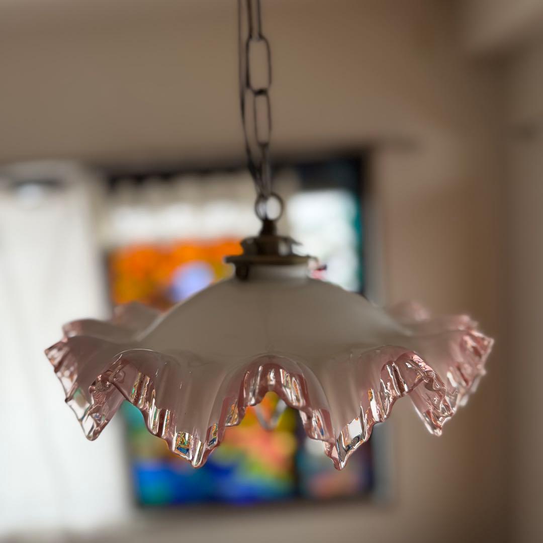 ぴすか フランス製 アンティークランプシェード