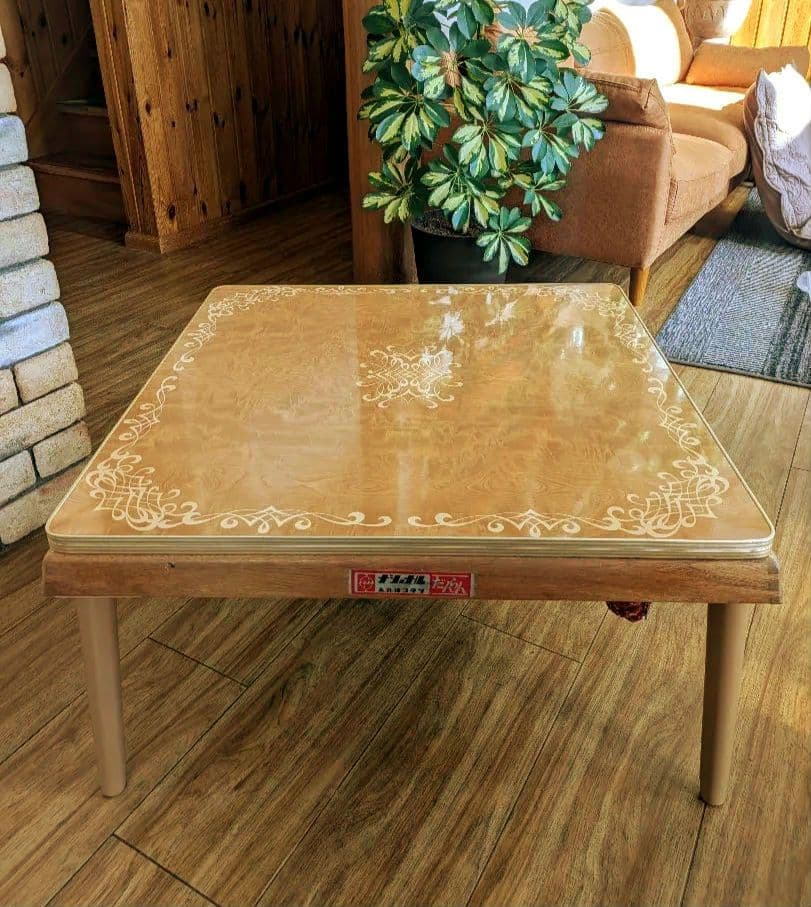 昭和レトロ　こたつ　やぐらコタツ　レトロポップ　当時物　美品