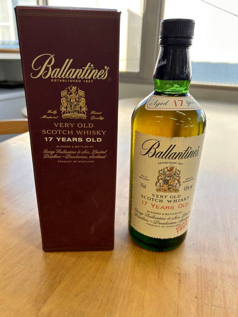 バランタイン　17年　未開栓