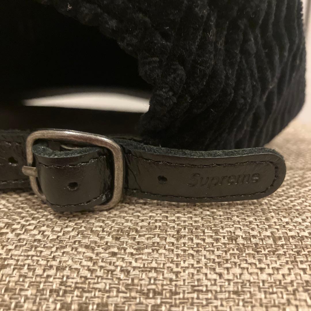Supreme コーデュロイキャップ 黒