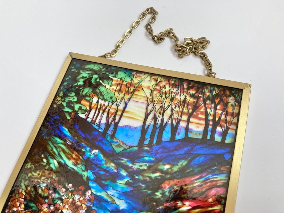 ルイス・C・ティファニー 鹿 ステンドグラス グラスマスターズ Tiffany