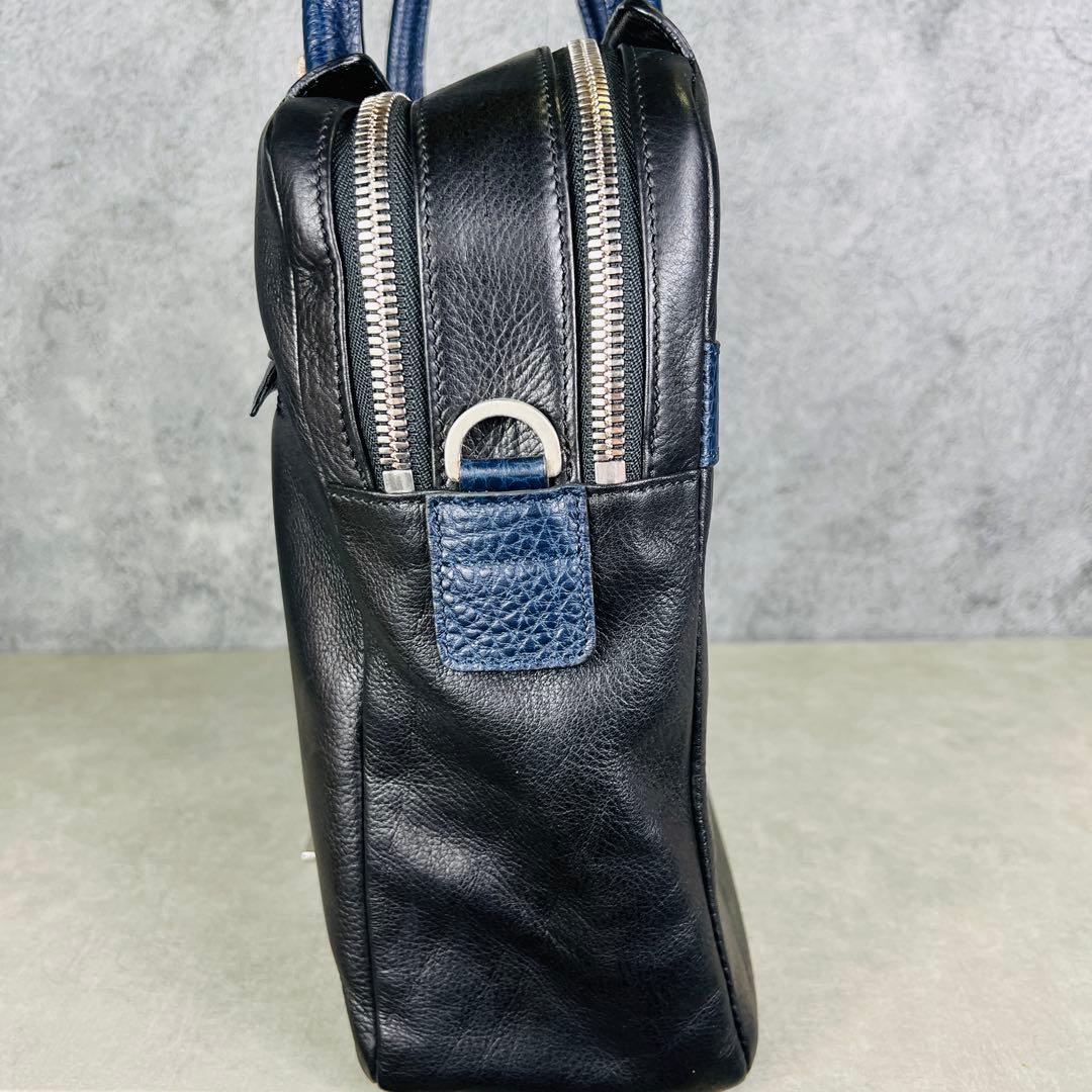 SERAPIAN セラピアン レザー ビジネスバッグ バイカラー