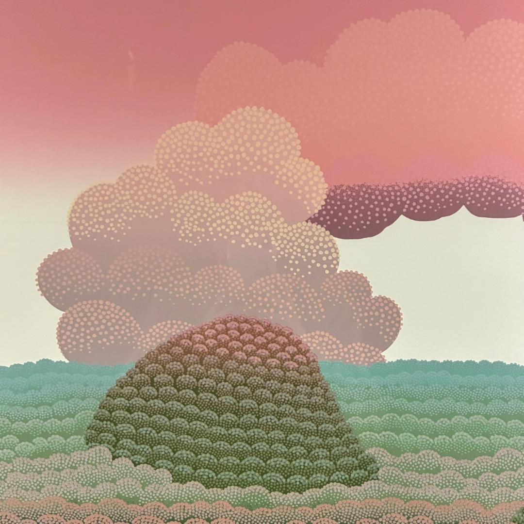 美品 イワン・ラブジン「イベリスク」リトグラフ 大作 直筆サイン入り 額縁入り