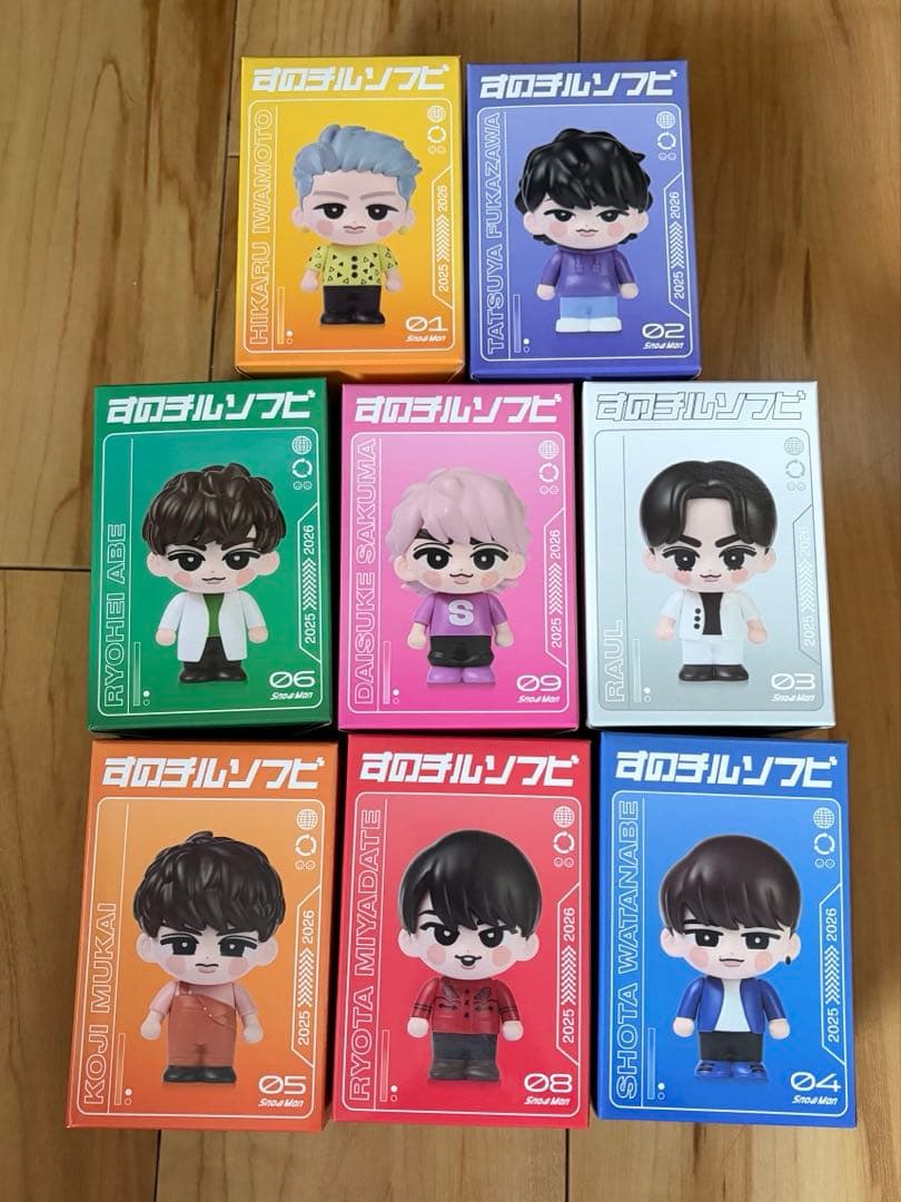 Manスノーマン　すのチルソフビ　8個セット　⚠︎めめ以外