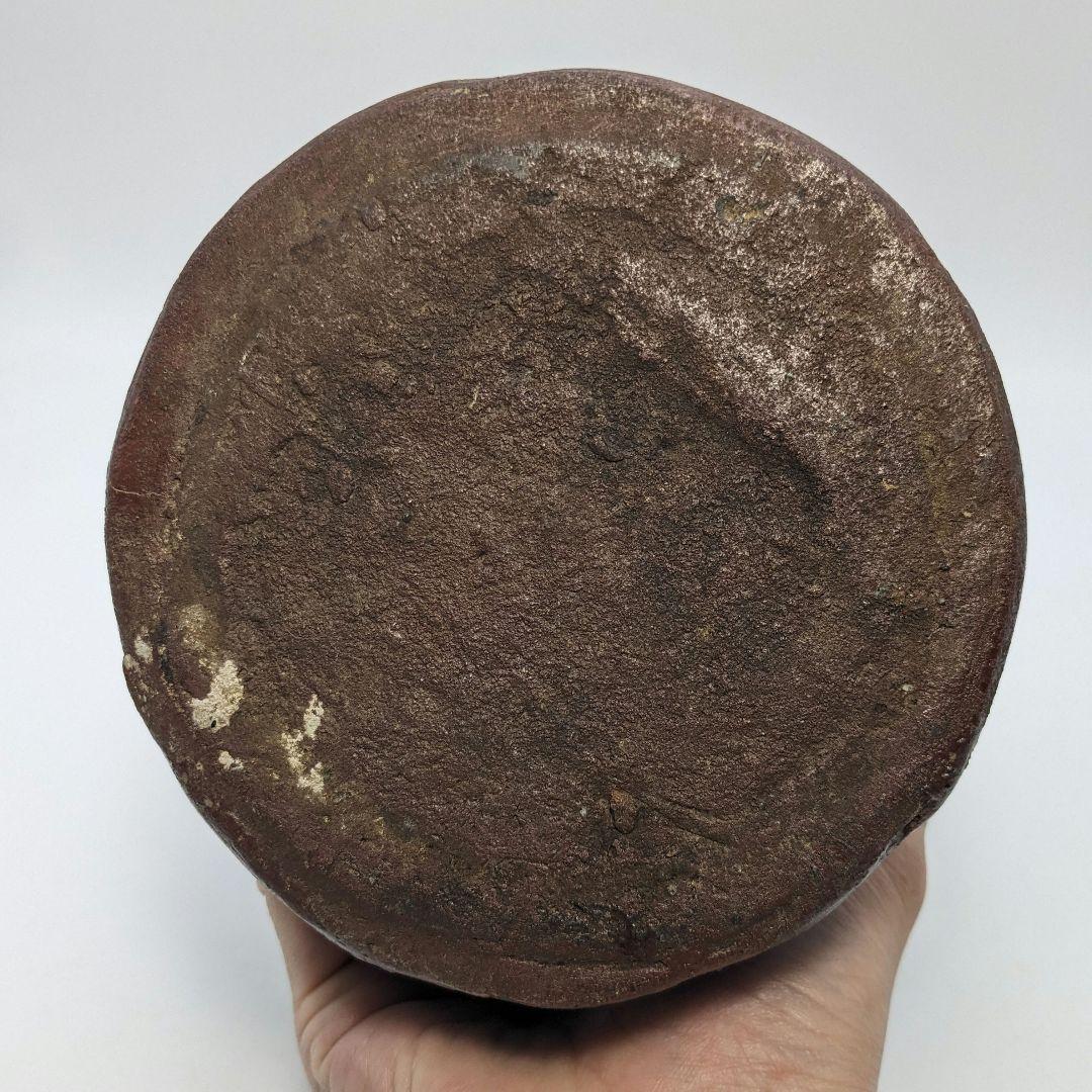 江戸末期 古備前 装飾花入 備前焼 花器 フラワーベース 花瓶 華道具 置物