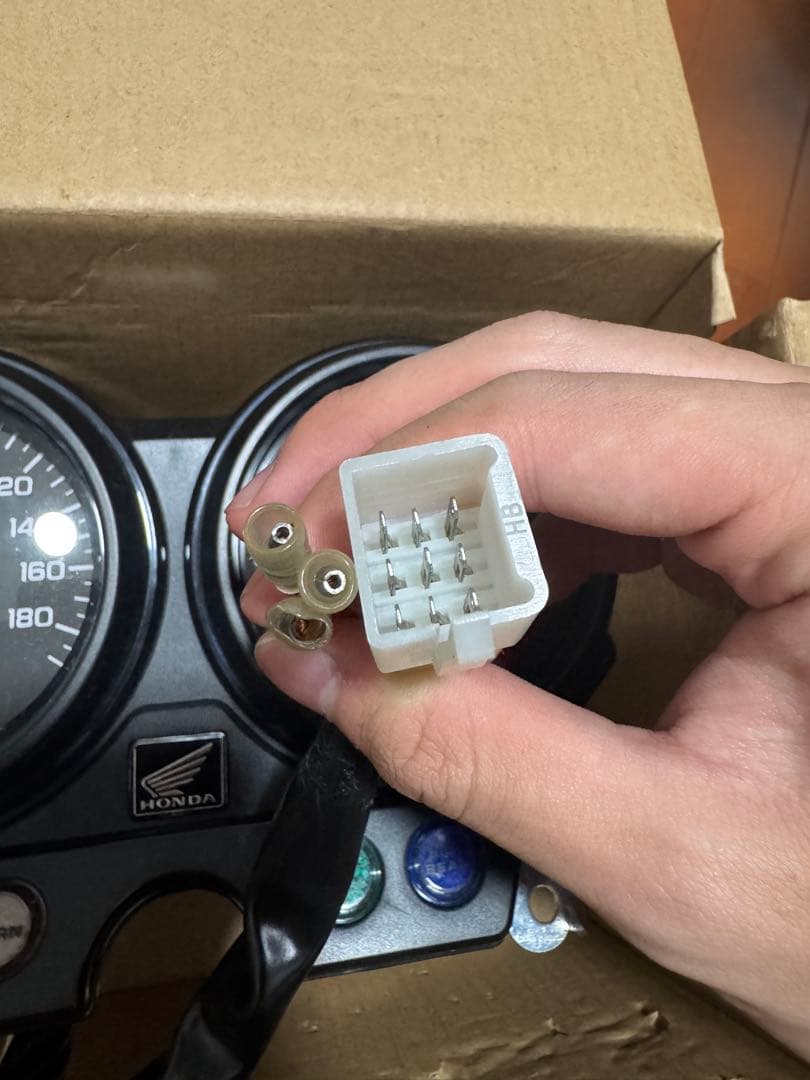 【新品未使用】JADE250 MC23 タコメーター 9+3ピン