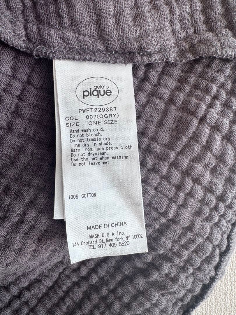 マタニティガーゼプルオーバーとレギンスセット