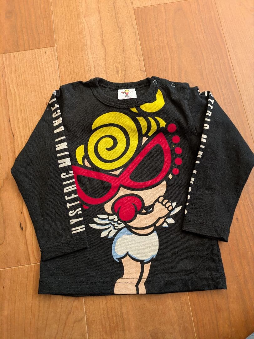 HYSTERIC MINI 長袖Tシャツ 80　天使の羽付き