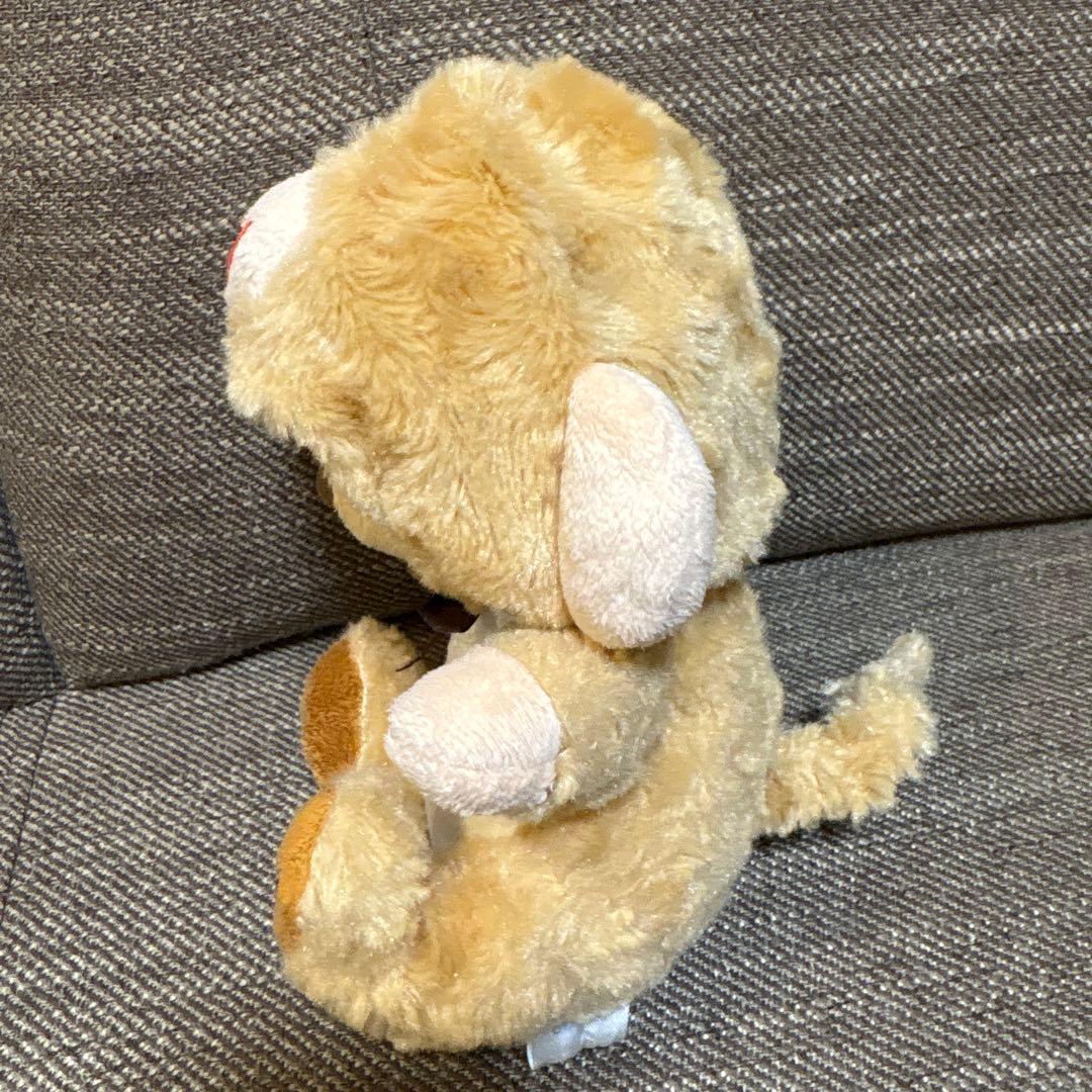 くまが猿の着ぐるみを着た　ぬいぐるみ　縦17×14cm