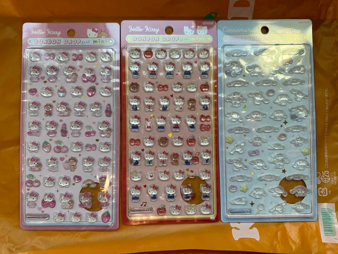【国内正規品】 ボンボンドロップシール ミニ サンリオ コンプリート 8種