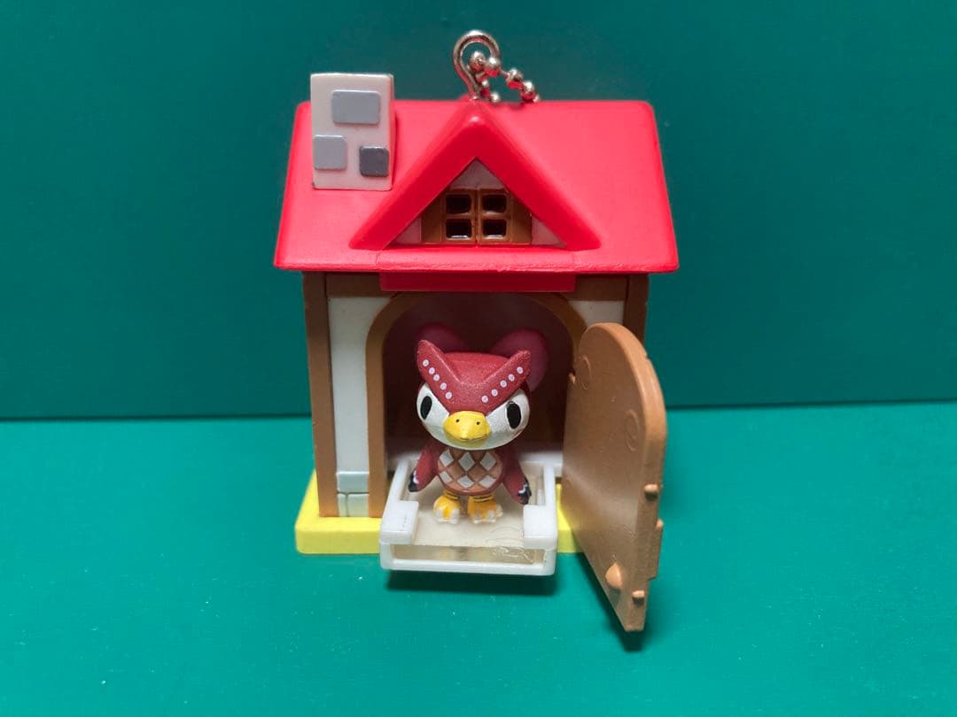 ユージン　おいでよどうぶつの森　ミニミニハウスキーチェーン　フィギュア