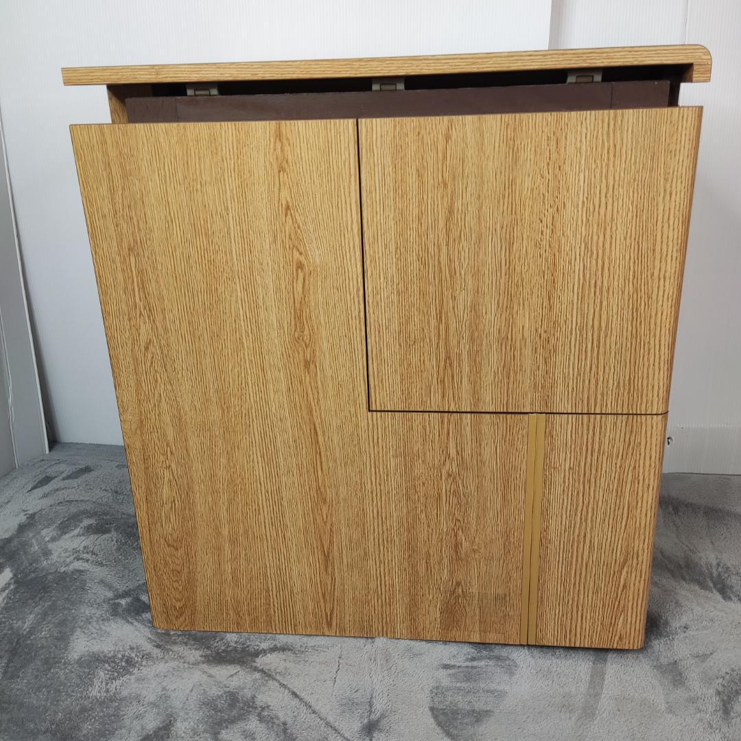 ブラザー工業　ミシン台　折りたたみ式 コンパクトキャビネット　昭和レトロ