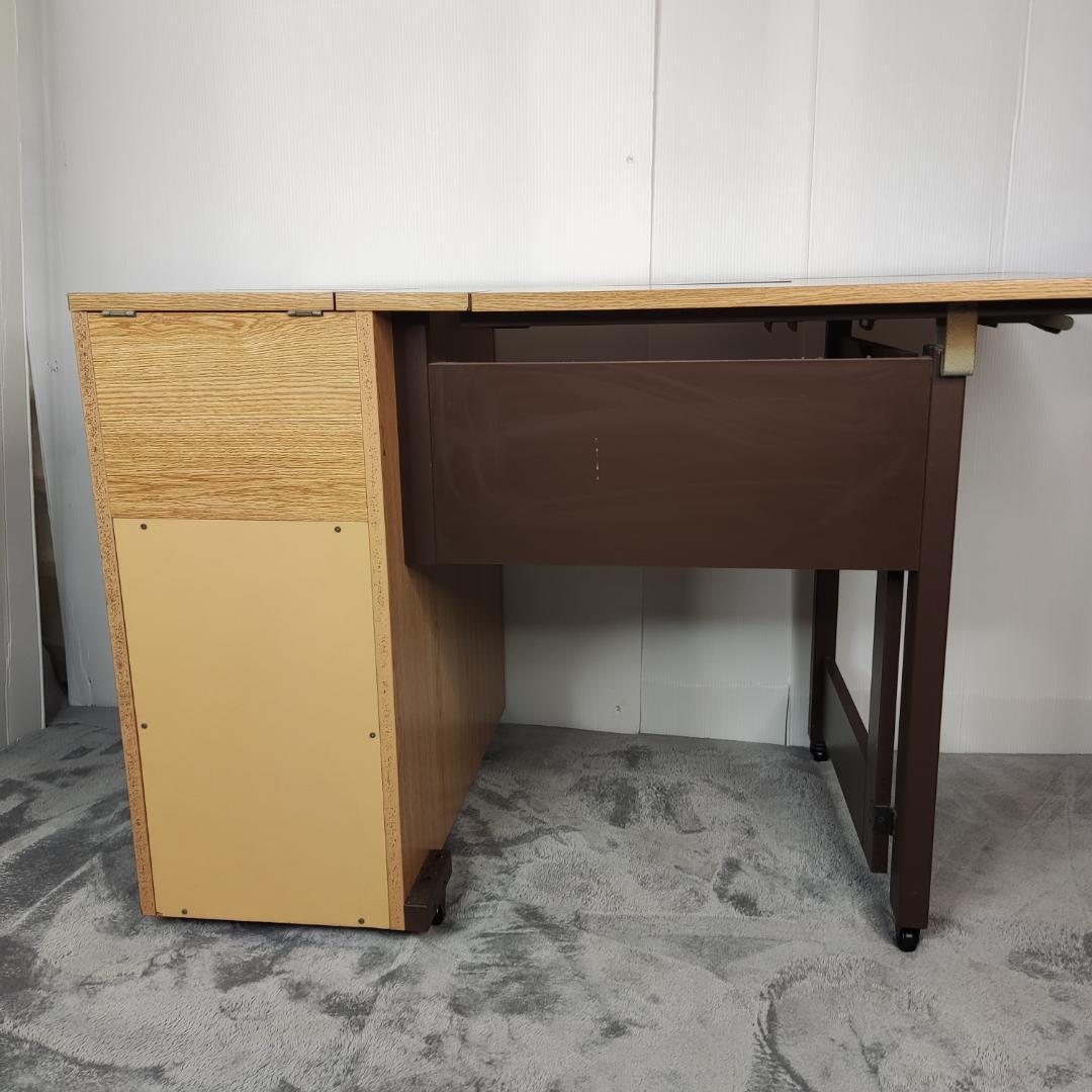 ブラザー工業　ミシン台　折りたたみ式 コンパクトキャビネット　昭和レトロ