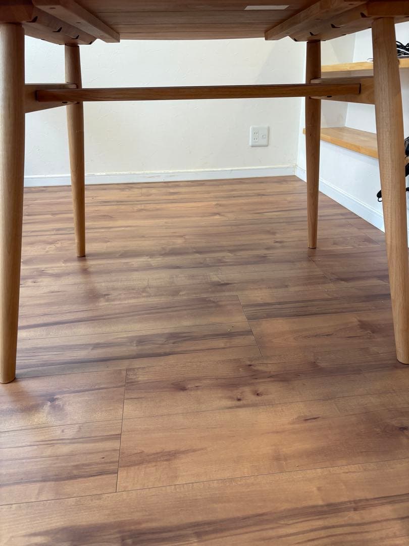 モモナチュラル ダイニングテーブル 丸テーブル