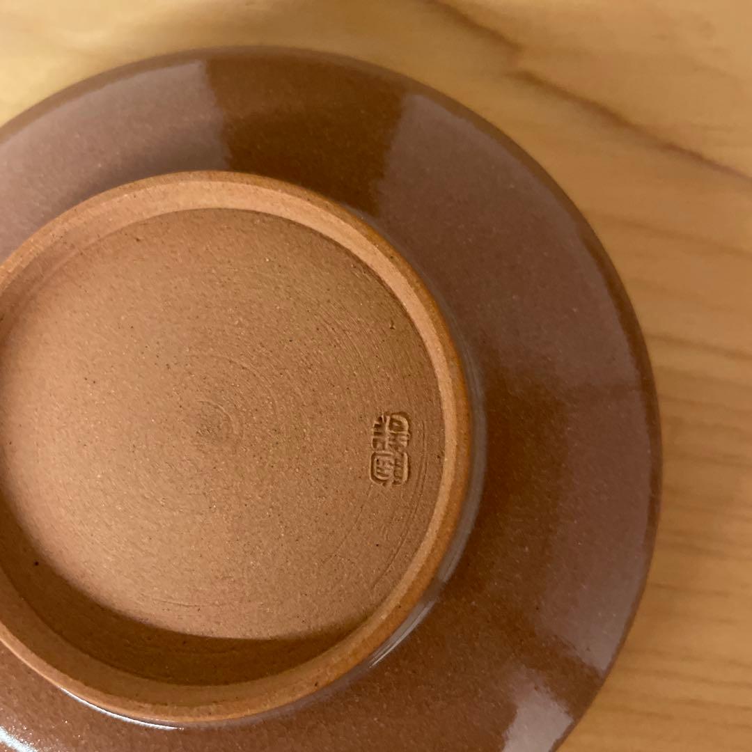 二代目　澤村陶哉　吹金彩皿　7客