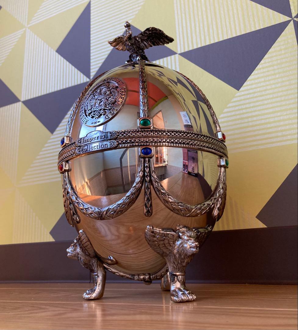 ラドガ インペリアルコレクション 銀 ベネチアングラス デキャンタ 空瓶 空箱