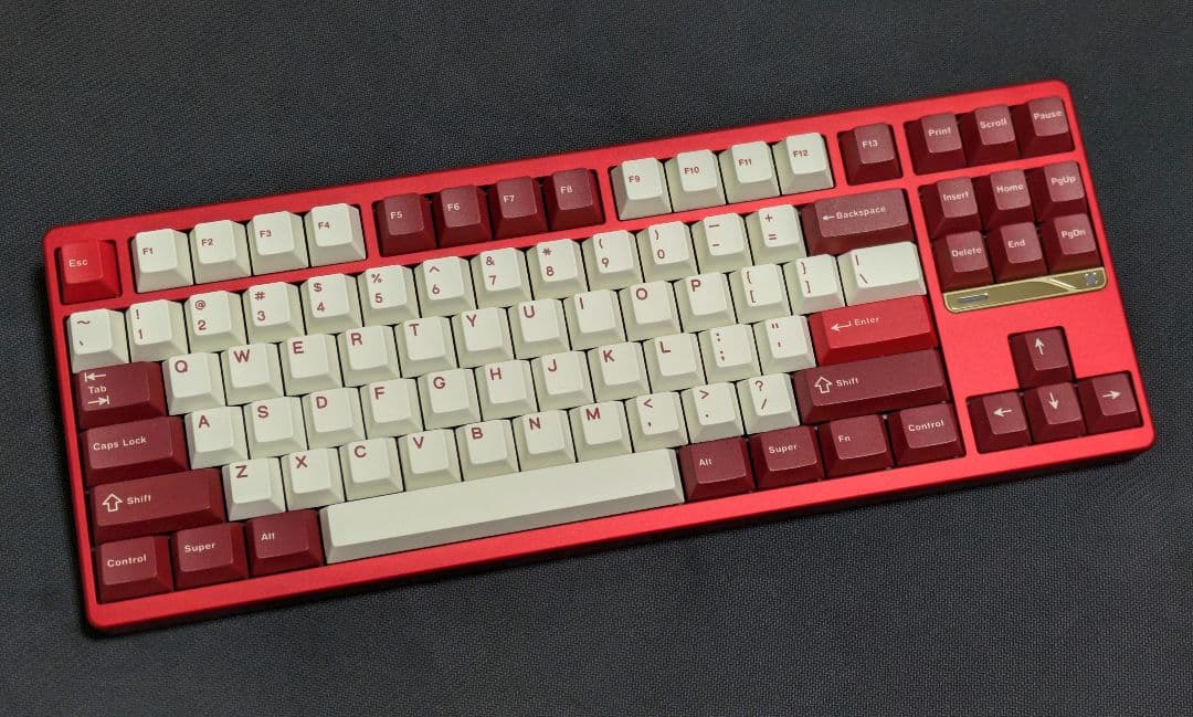 evo80 メカニカルキーボード　スカーレット