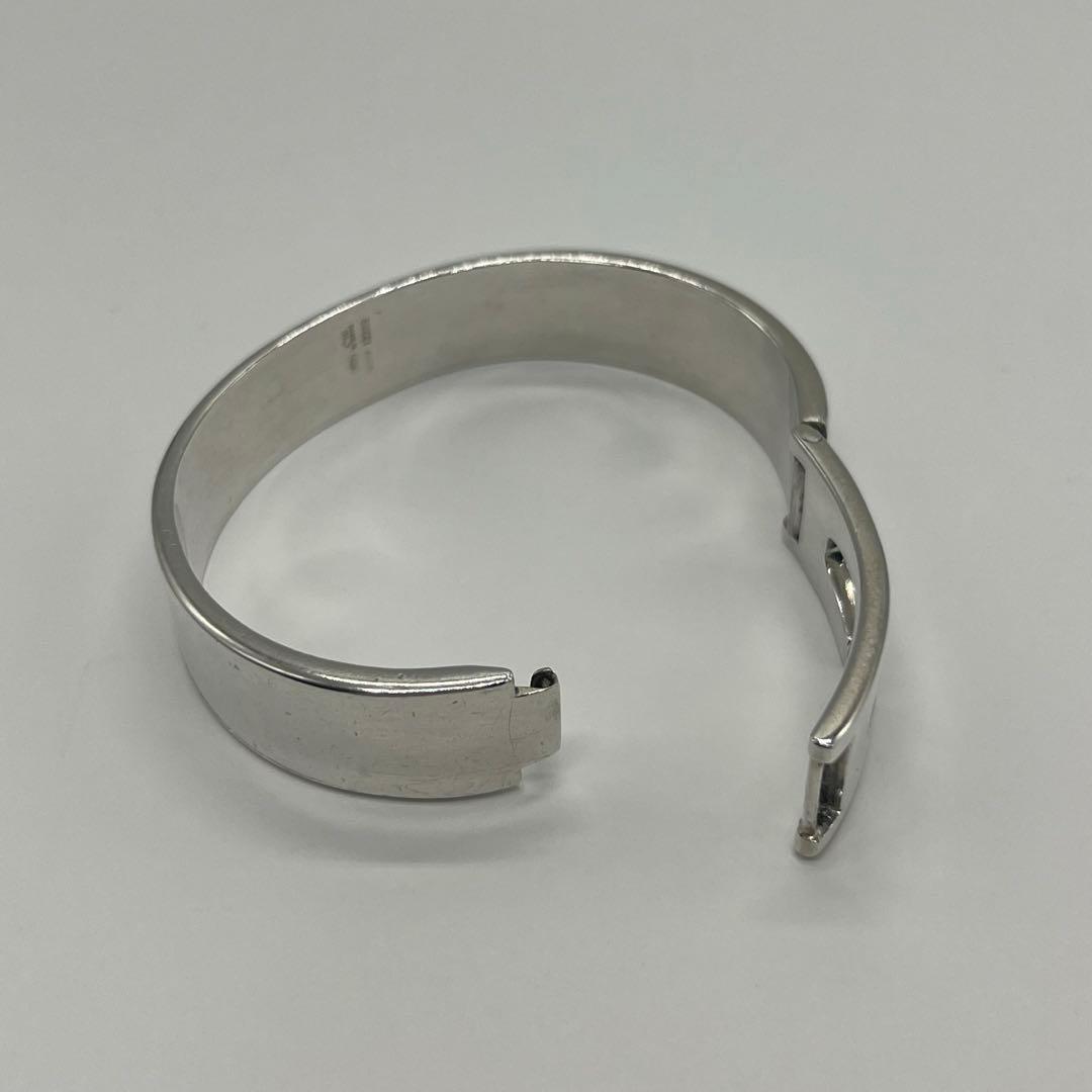 グッチ GUCCI Gカットアウト プレート バングル　SV925