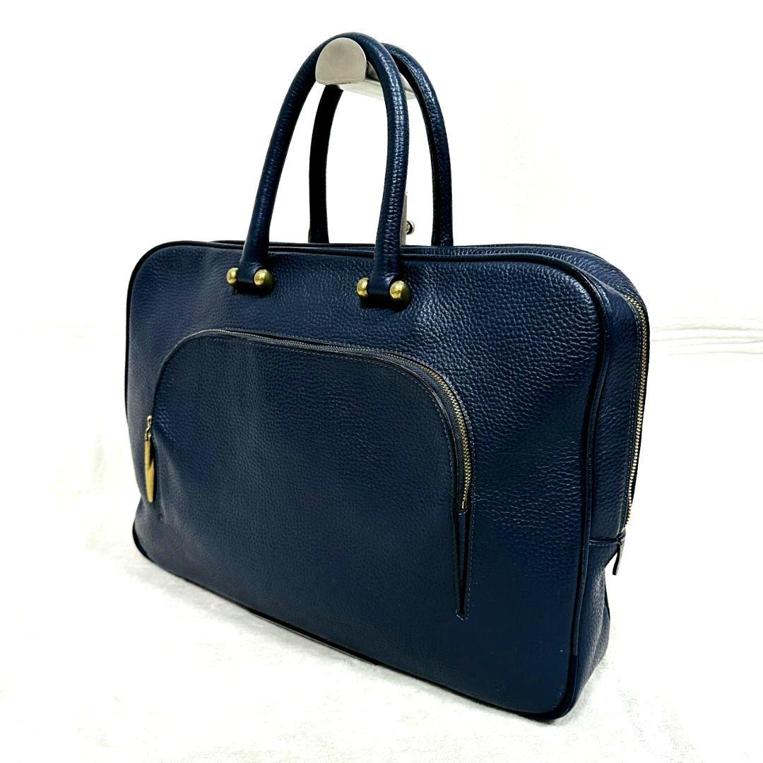 トフアンドロードストーン ミスター ビジネスバッグ ブリーフケース シボ革