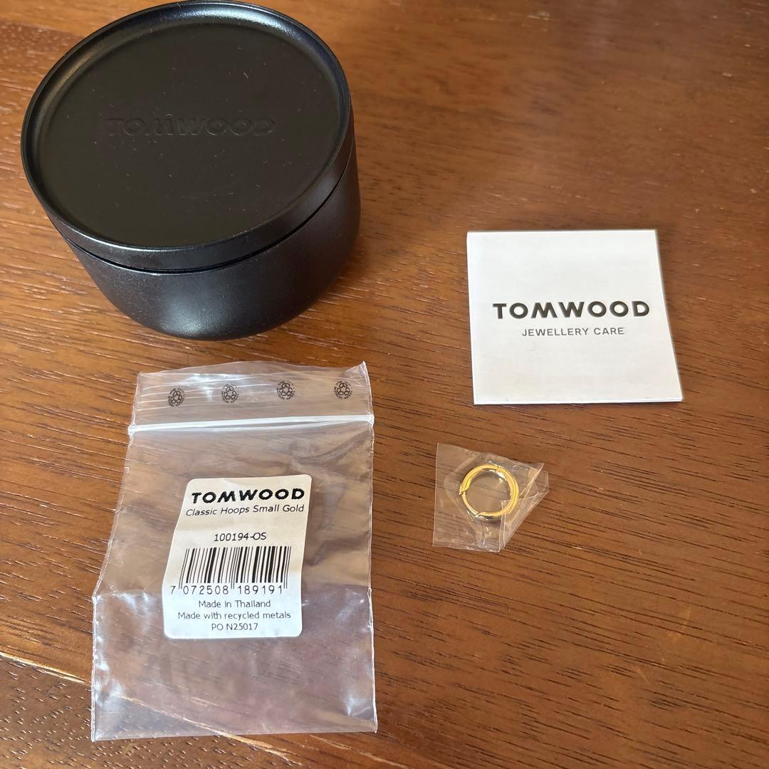 TOMWOOD トムウッドピアスClassicHoopSmall Gold 片方