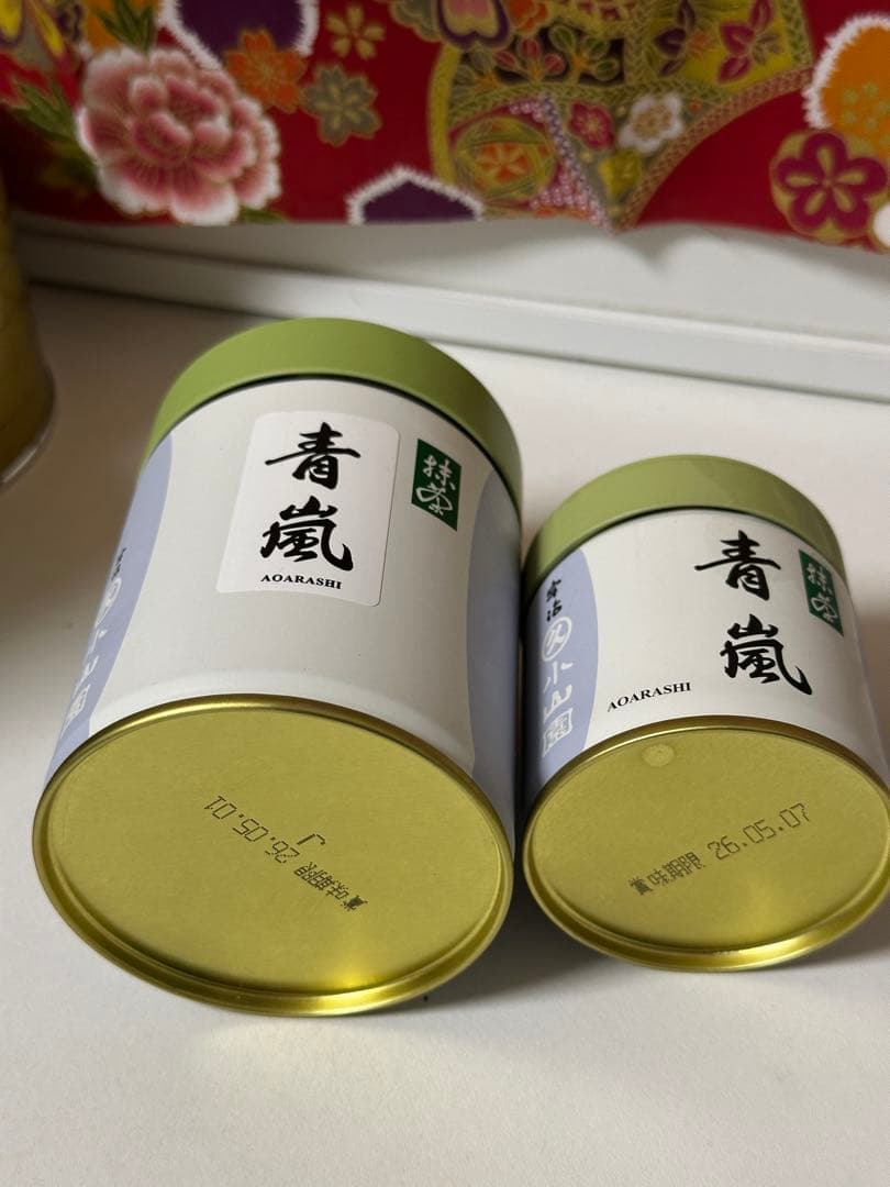 丸久小山園　青嵐　100g缶入り40g缶　【2缶セット】 京都宇治丸久小山園