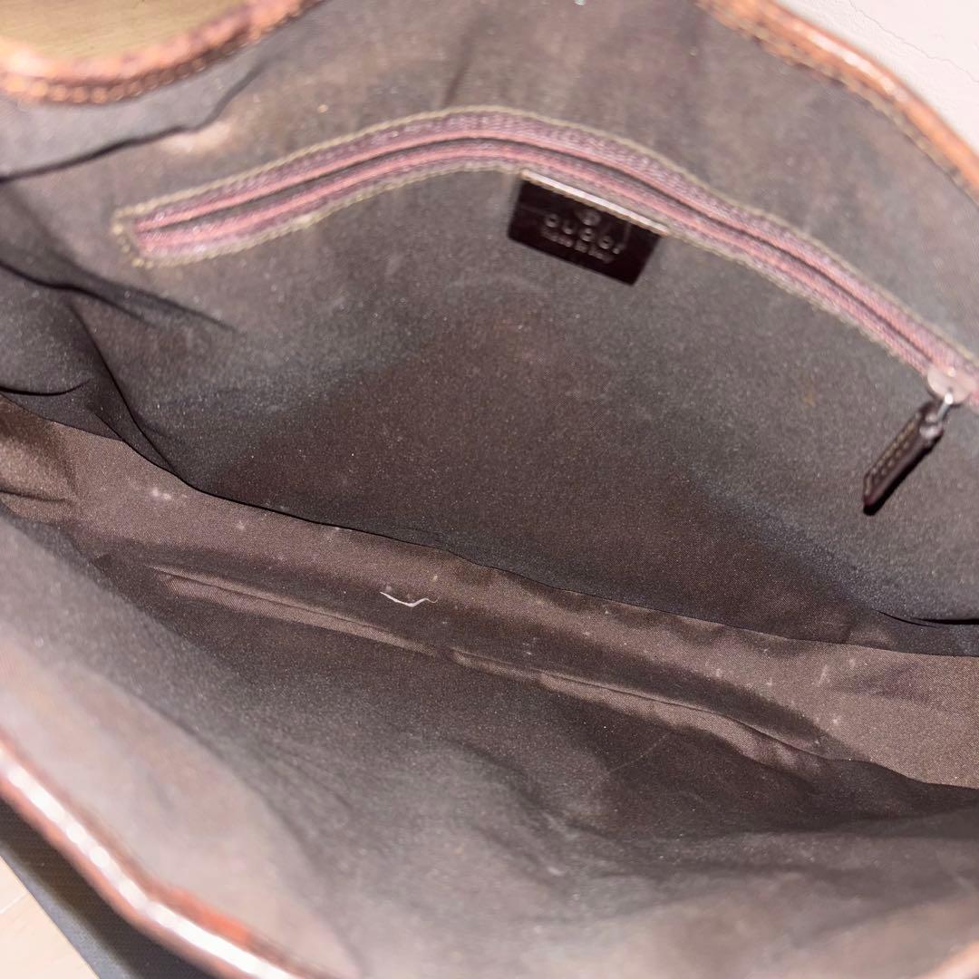 【本物】グッチ ジャッキー シェリーライン GGキャンバス y2k ハンドバッグ