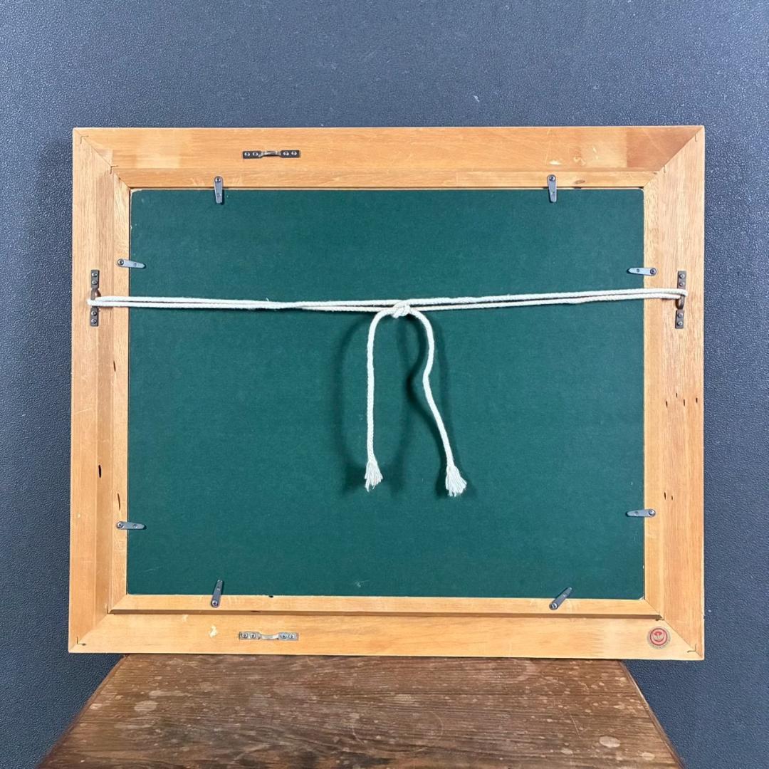 佐藤計「オンフルール」キャンバスに油彩画 F6 直筆サイン入 額装 フランス風景