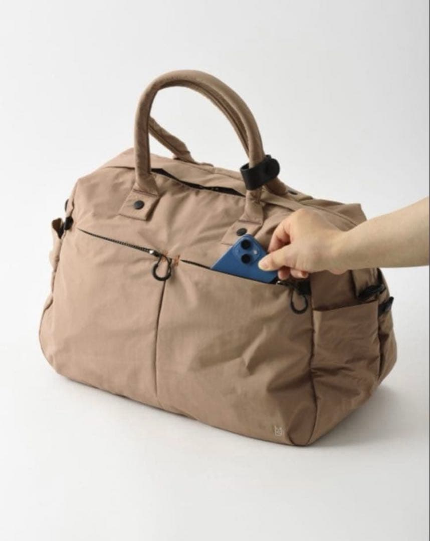 BRUNO MILESTO ミレスト TROT ダッフルバッグ ベージュ 旅行