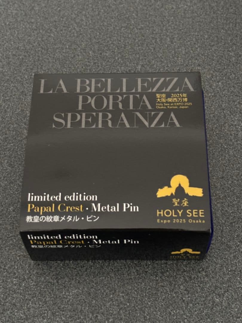 *数量限定*イタリア　バチカン館限定ピンバッジ　EXPO2025　大阪関西万博