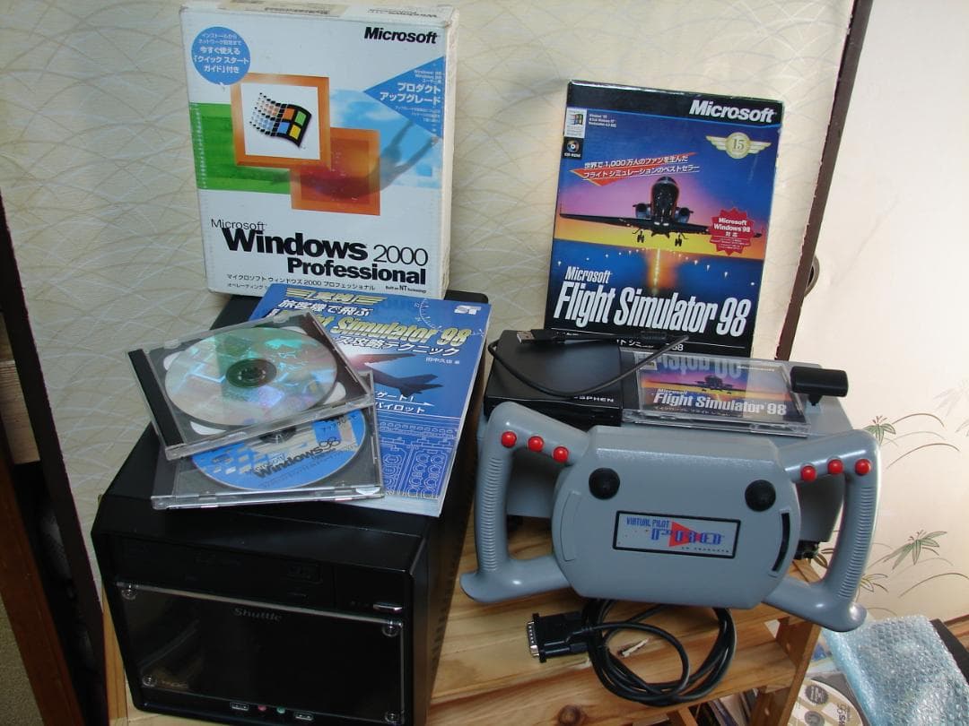 Shuttle SG41 & フライトヨーク Virtual Pilot PRO