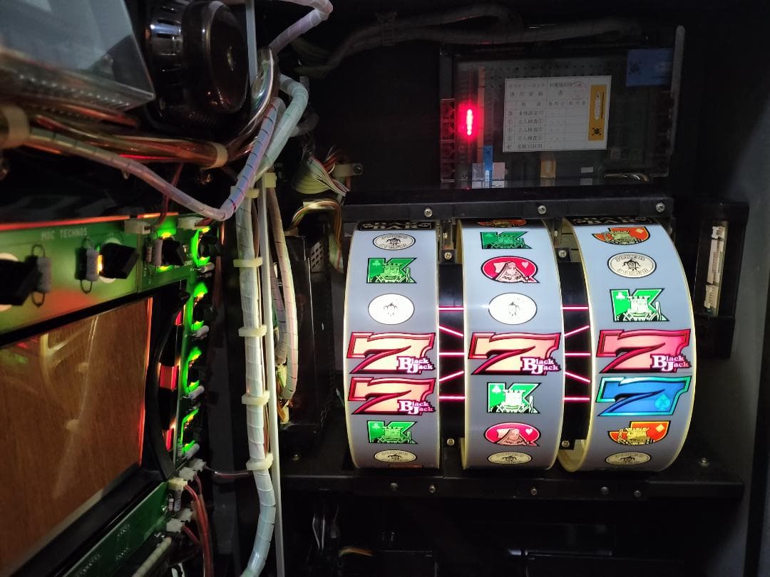 【パチスロ実機】北電子★ハイパージャグラーV【不要機付】４号機・レア・人気