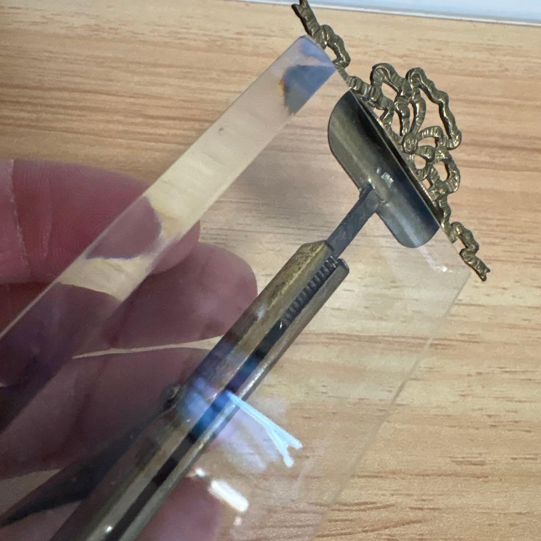 フランスヴィンテージ　小さなフォトスタンド