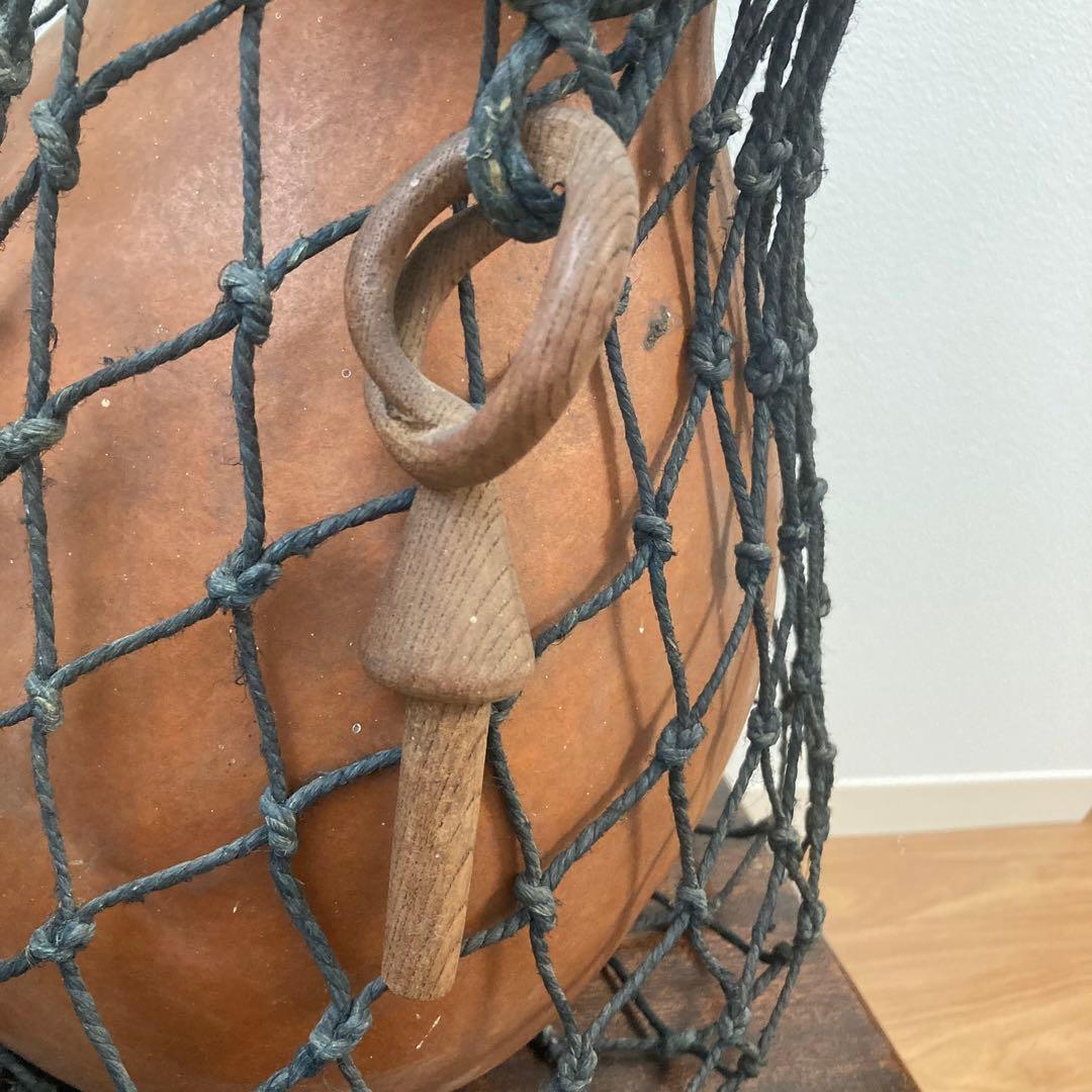 【超巨大】50cm 骨董品　ひょうたん　水筒　瓢箪　酒器 置物 煎茶飾