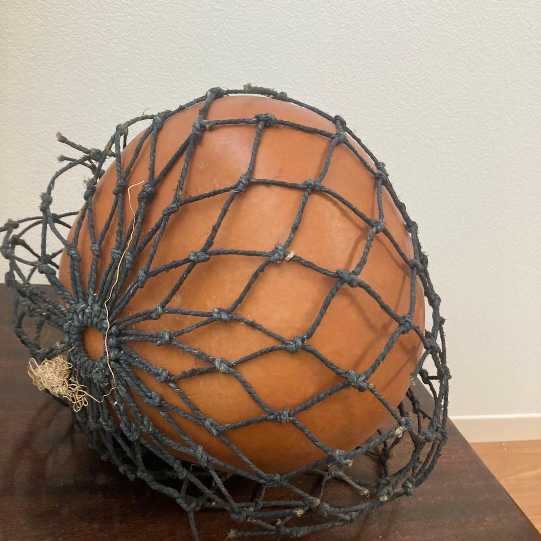 【超巨大】50cm 骨董品　ひょうたん　水筒　瓢箪　酒器 置物 煎茶飾